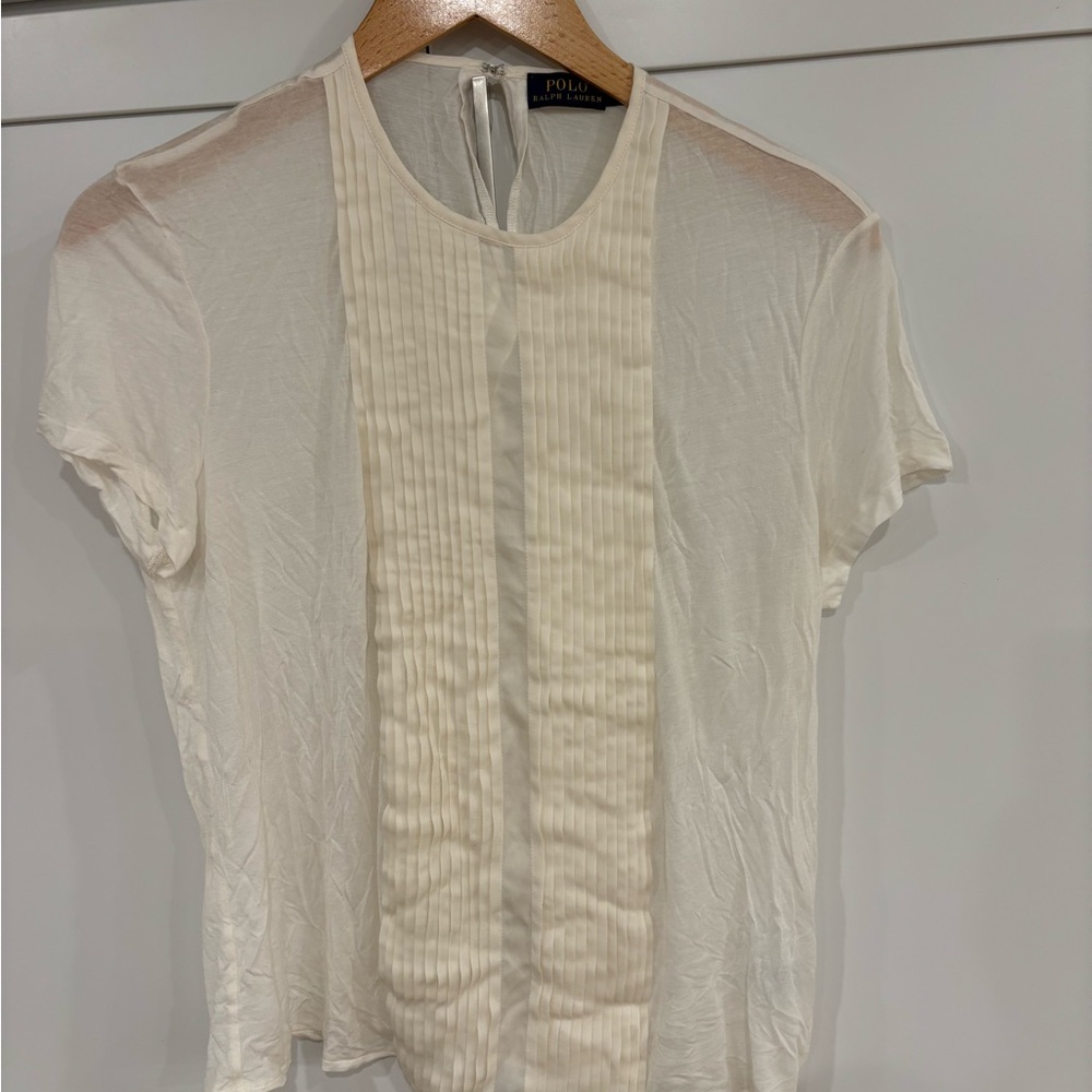 Polo by Ralph Lauren Cream Blouse